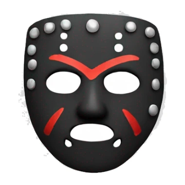 Jason mask sticker