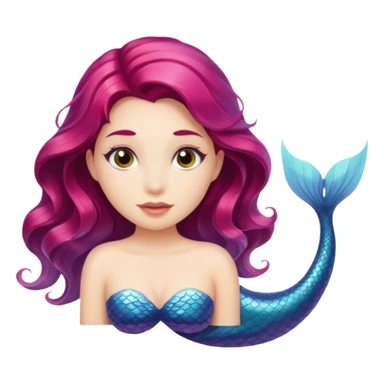 Je vois à moitié sirène sticker