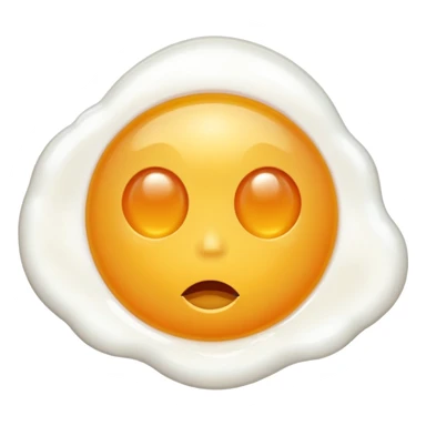 fried egg white only sticker