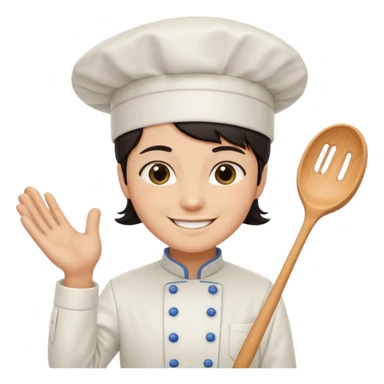 confeiteira do cabelo preto sticker