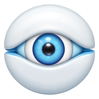 Pill with an eyeball inside  sticker