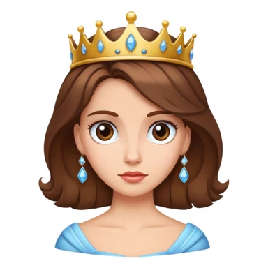 Eye roll princess  sticker