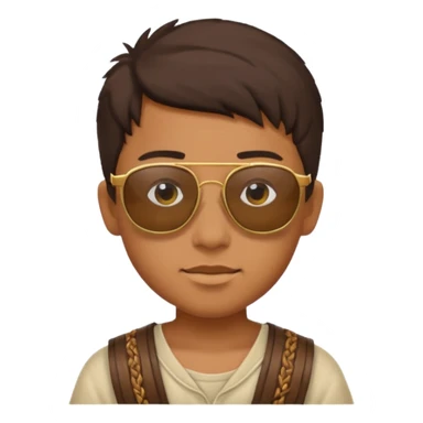 thaland ancient boy with sunglasses sticker