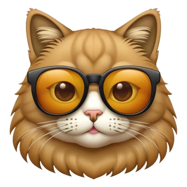 Gato con gafas de sol  sticker