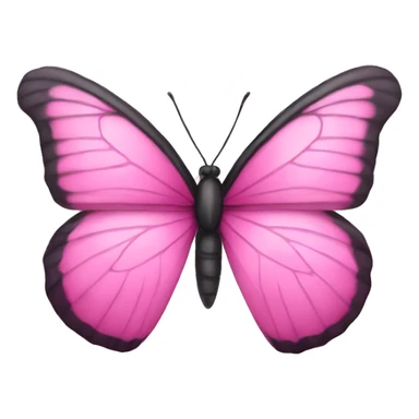 Pink butterfly  sticker