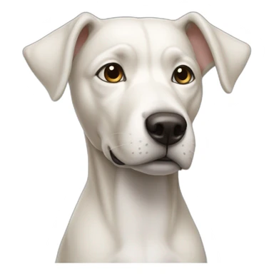 un chien qui se leche sticker