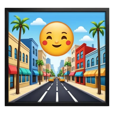 Hollywood Street sticker