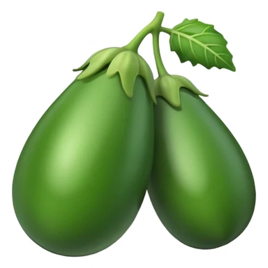 green brinjal sticker