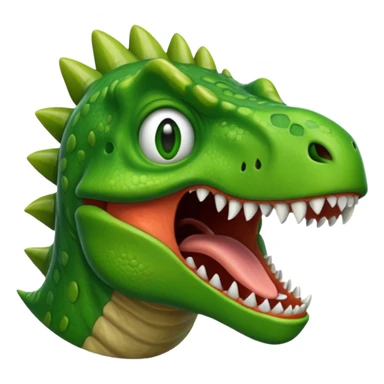 Dinosaur scream sticker