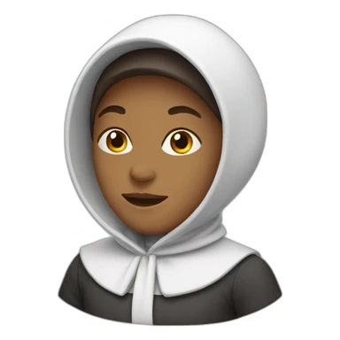 white bonnet sticker