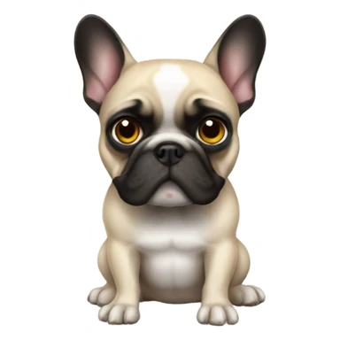Investigator French bulldog sticker