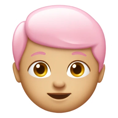 Baby pink pushpin sticker