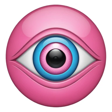 pink evil eye sticker