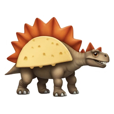 Taco stegosaurus  sticker