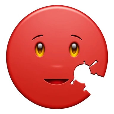 Red circle but broken sticker