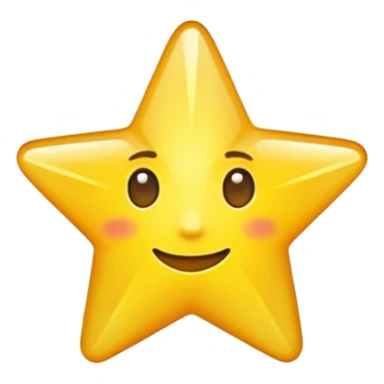 star with long rays without face  sticker