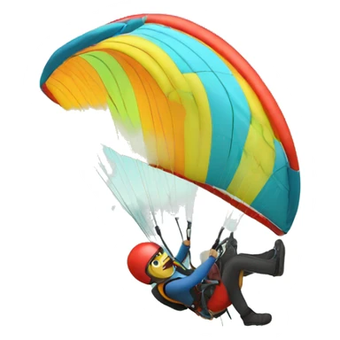 Paragliding sticker