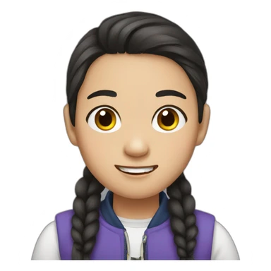 Chinese Peruvian teenager sticker