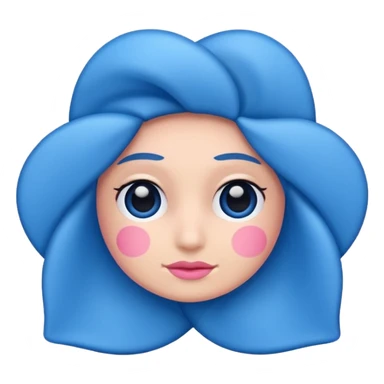 Faça uma rosa azul sticker