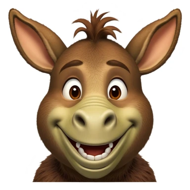 Donkey from Shrek movie sticker