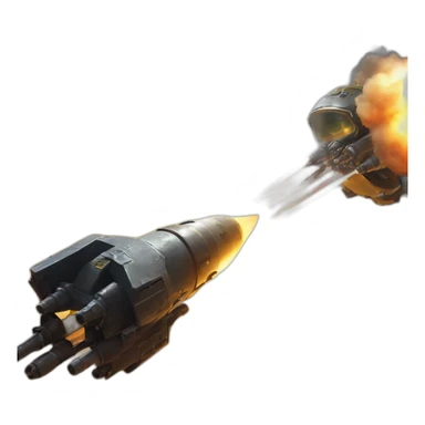 Helldivers 2 shooting a rocket sticker