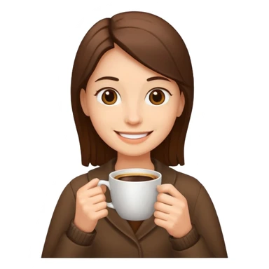 Saya sedang bahagia karena baru saja mendapatkan hadiah kopi sticker