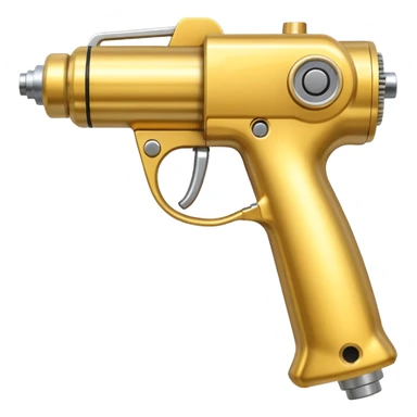 Gold Spray GUn sticker