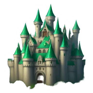 The sorcerer's emerald castle  sticker