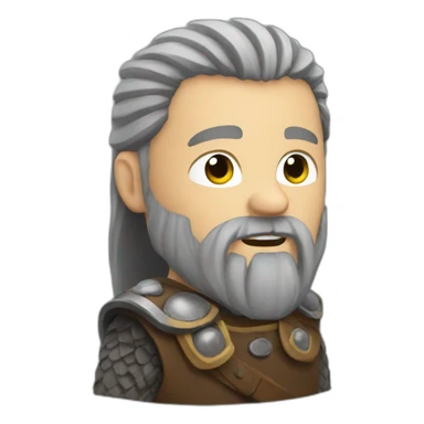 Viking from Last Kingdom sticker