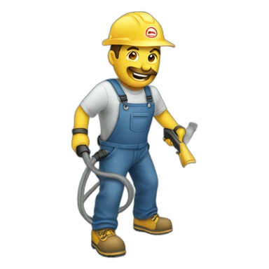 Pressure washing sticker