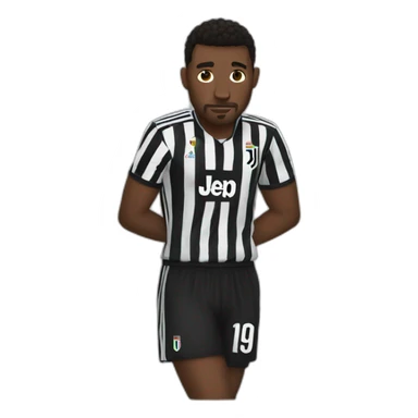 juventus player handcuffed sticker
