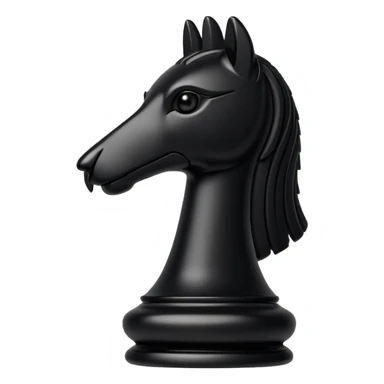 black chess piece, rook piece sticker