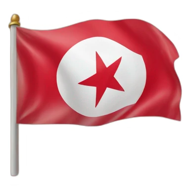 tunisia flag sticker