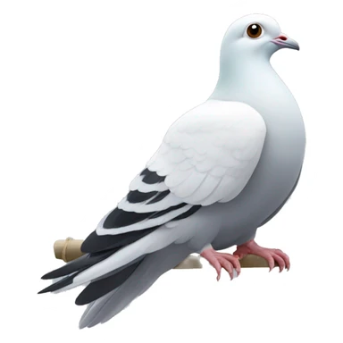 Pigeon Japanese flag sticker