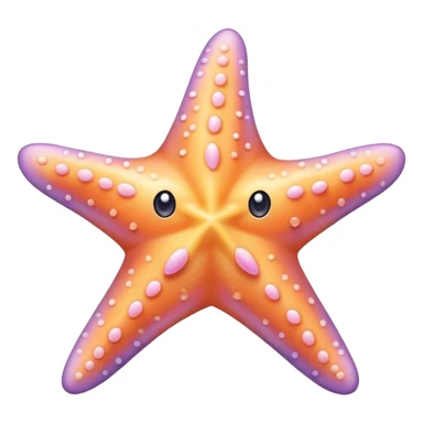 Pastel starfish  sticker