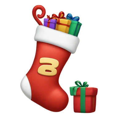 christmas stocking full of presents that says “Alli” on it sticker