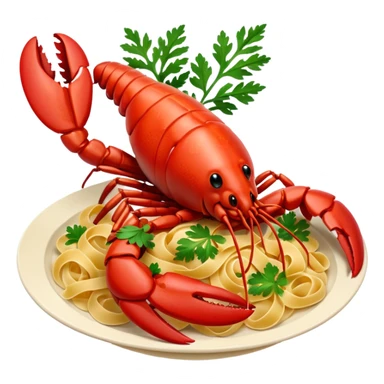 lobster pasta sticker