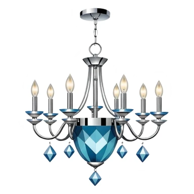 modern chandelier sticker