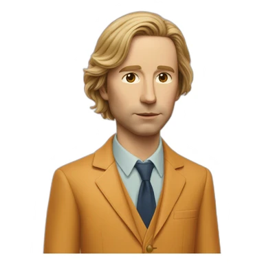 Wes Anderson avec un pouce en l’air sticker