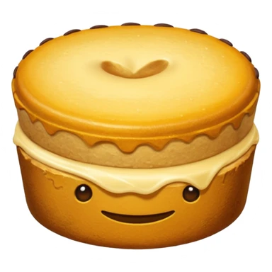 bizcocho mantecado sin carita sticker