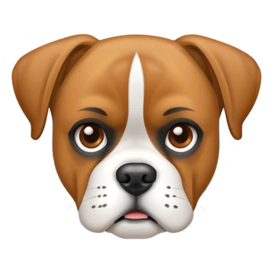Boxer dog sticker