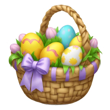 easter basket sticker