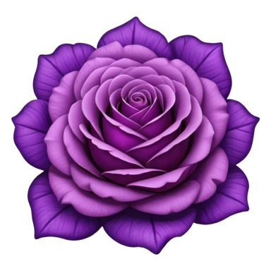 Purple rose sticker