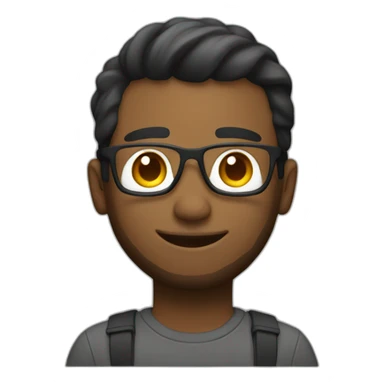 Guy as a front-end developer sticker