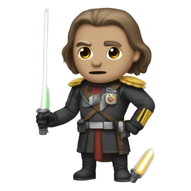general Grievious with four light sabers sticker