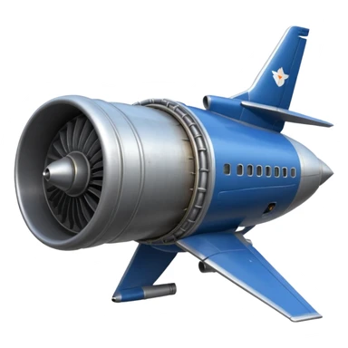 B737 Strong  Jet Engine sticker