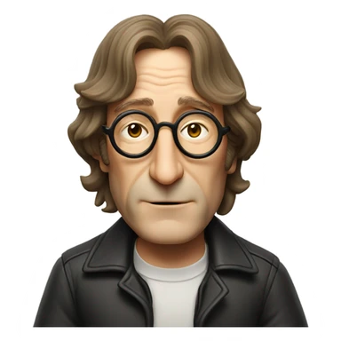 John Lennon giving peace sign sticker