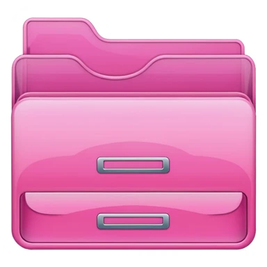 pink app drawer folder sticker