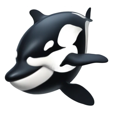 An orca sticker