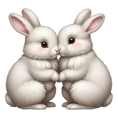 Bunny’s kissing sticker